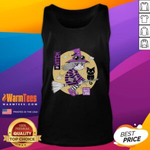 Cute Witch of the Wasteland tank top featuring a whimsical design ideal for casual wear and Halloween festivities.