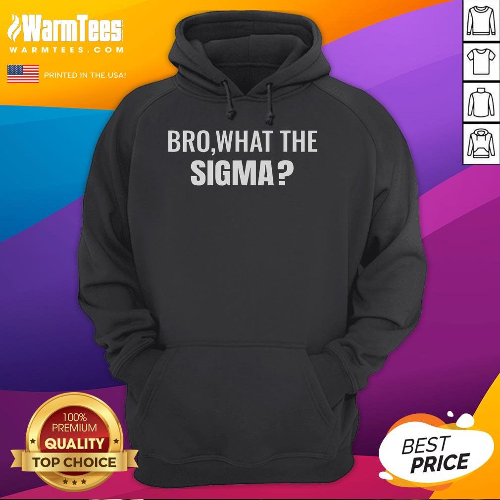 Funny Bro What The Sigma Meme Hoodie featuring a humorous design, perfect for meme lovers and casual wear.