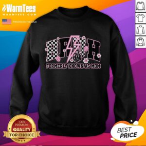 Alt Text: Funny Bruh Formerly Known As Mom Mothers Day Sweatshirt, perfect gift for moms with a sense of humor on Mother's Day.
