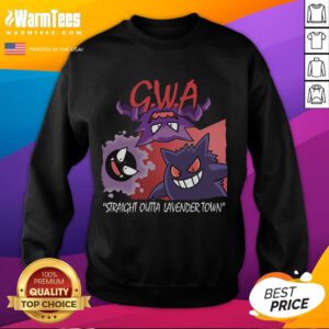 Funny ghosts with attitude on a sweatshirt inspired by Lavender Town from Pokmon, perfect for fans and collectors.