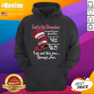 Funny Lets Go Brandon MAGA hoodie featuring bold text, perfect for expressing political humor and style.