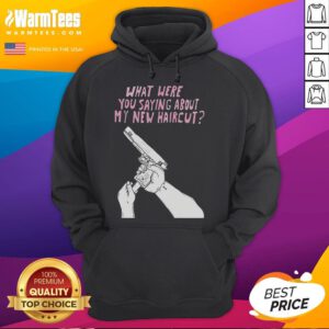 Funny Matt Gray hoodie with text about new haircut, perfect for casual wear and expressing personality.