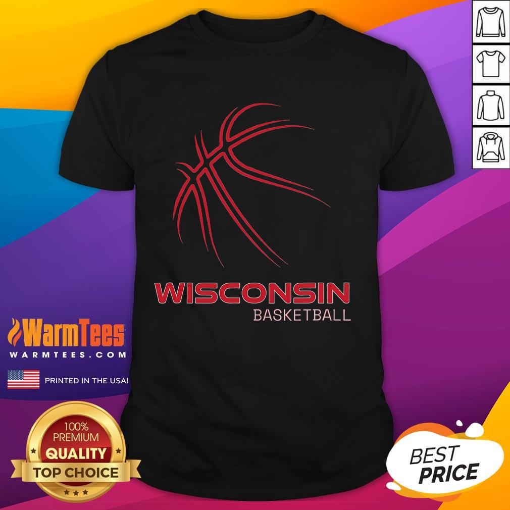 Good Basketball Wi Love The Badger State Souvenir T-Shirt featuring Wisconsin hoops design for sports fans.