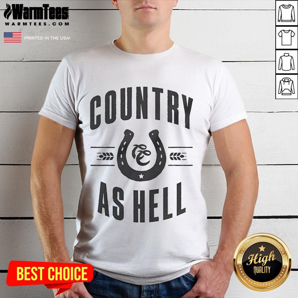 Good Cornbread Cowboi Horseshoe Country T-Shirt featuring a rustic cowboy and vibrant cornbread design.