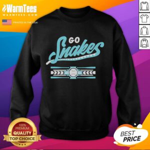Alt Text: Stylish Arizona Diamondbacks baseball sweatshirt featuring the Good Go Snake design for fans and athletes.