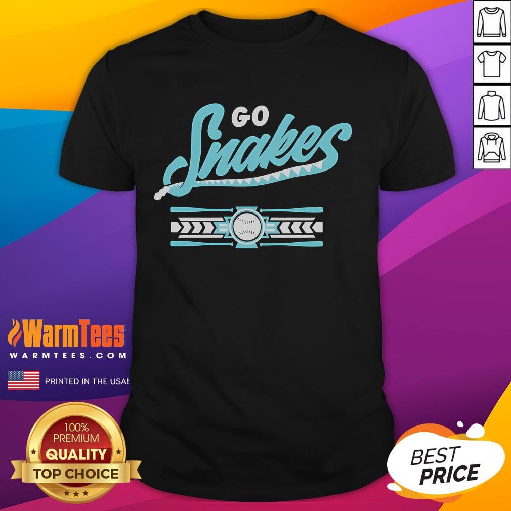 Good Go Snake Arizona Diamondbacks baseball T-shirt featuring bold graphics and team colors for fans and collectors.