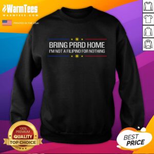 Good I Stand With Digong Duterte PRRD Du30 sweatshirt featuring the Philippine flag, perfect for supporters of Duterte.