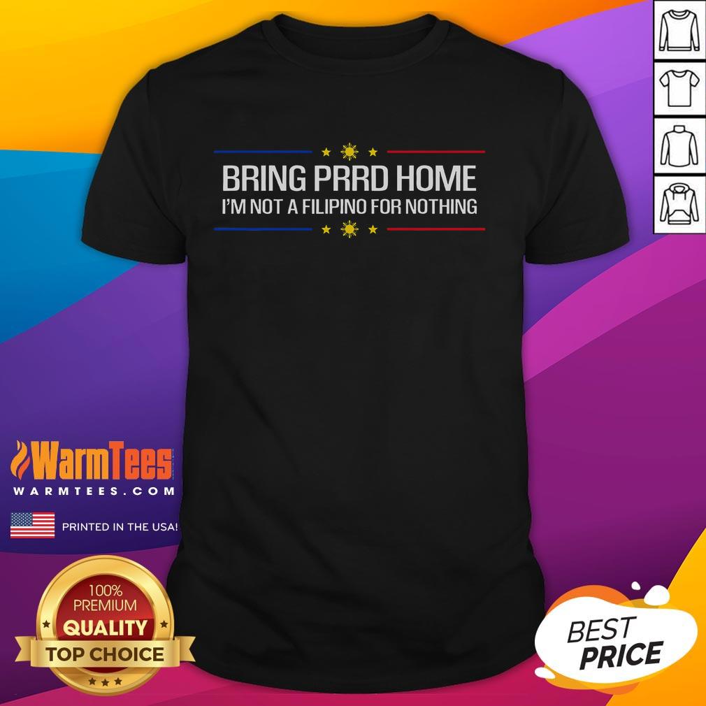 Alt Text: Good I Stand With Digong Duterte PRRD Du30 T-Shirt featuring the Philippine flag design, ideal for supporters.