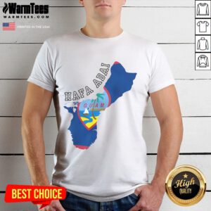 Good Island of Guam map with flag design on a stylish t-shirt, perfect for Guam enthusiasts and travelers.