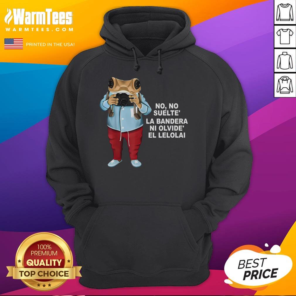 Good Mas Fotos Puerto Rico frog retro hoodie design featuring vibrant colors and playful graphics.