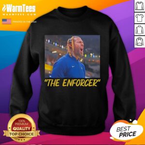 Alt Text: Good Nickname James Johnson The Enforcer Sweatshirt featuring bold graphics and a comfortable fit for fans.
