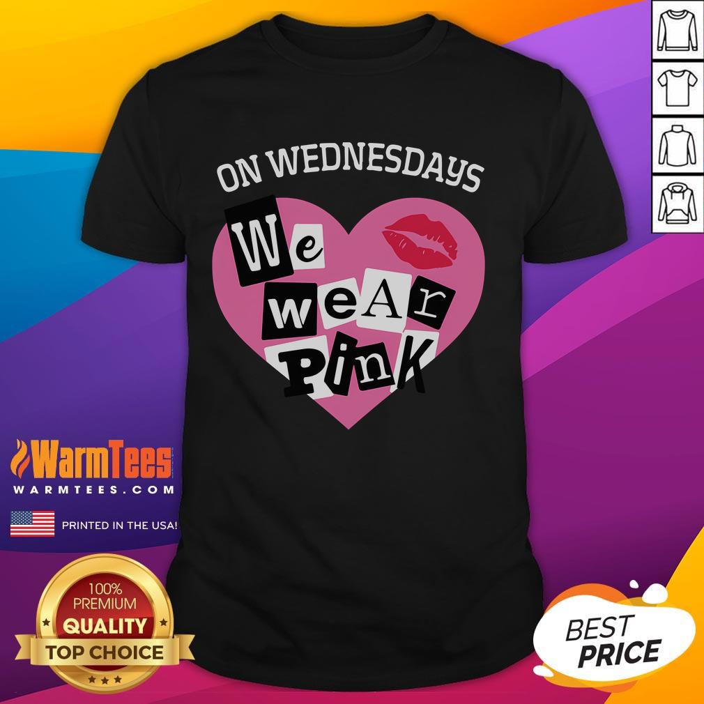Good On Wednesday We Wear Funny Valentine Cute T-Shirt featuring playful design and vibrant colors for Valentine's Day.