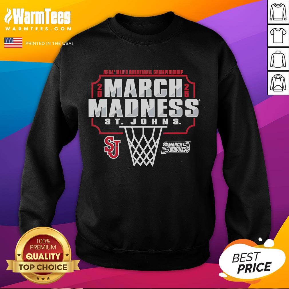 Good St. John's Red Storm March Madness 2025 Men's Basketball Championship sweatshirt showcasing team pride and style.