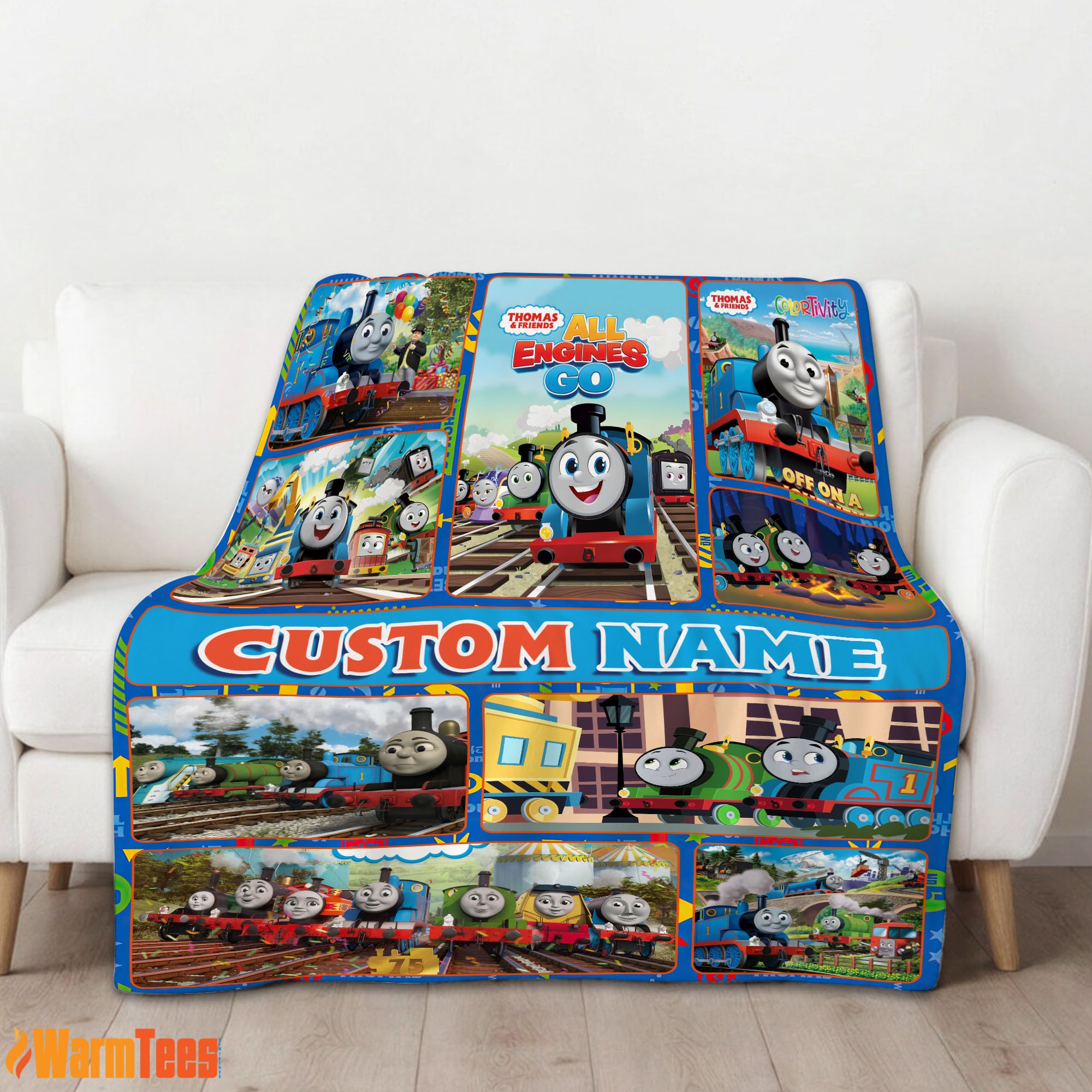 Good Thomas & Friends Collage Blanket Fleece Customized Blanket