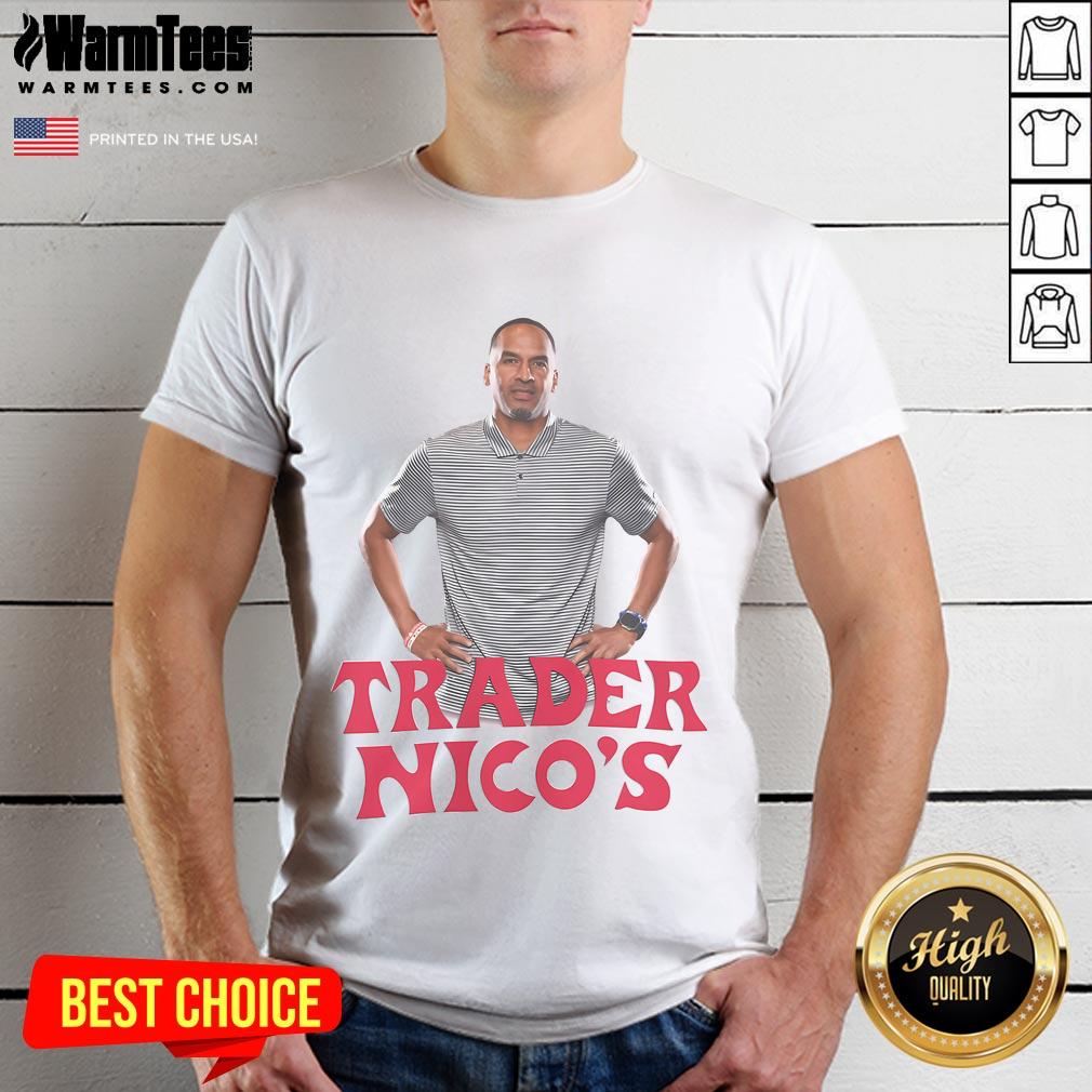 Good Trader Nico's T-Shirt featuring a vibrant design, perfect for crypto enthusiasts and stylish traders.