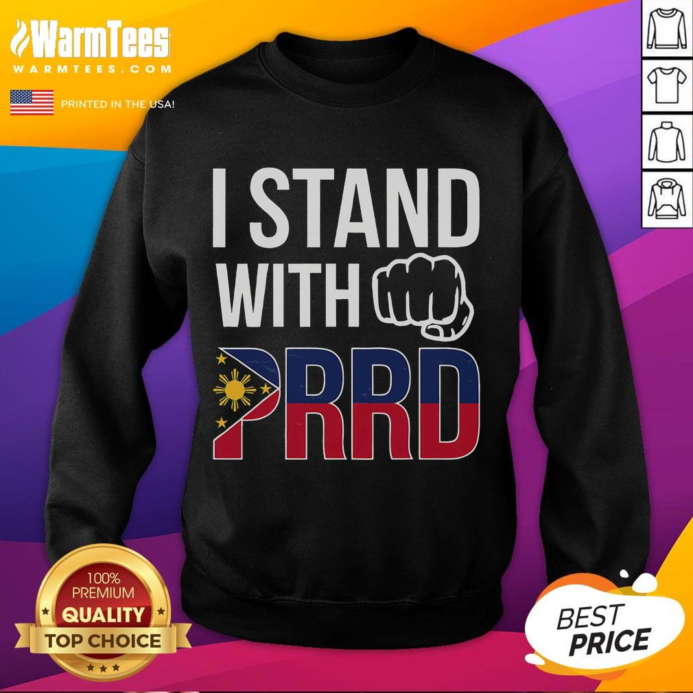 Alt Text: Hot Free Duterte Supporter sweatshirt featuring President Rodrigo Digong Duterte in bold graphics and vibrant colors.