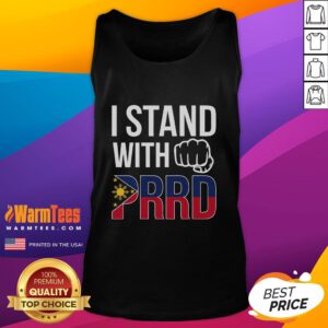 Hot Duterte supporter wearing a tank top featuring President Rodrigo Duterte, showcasing vibrant colors and strong support.