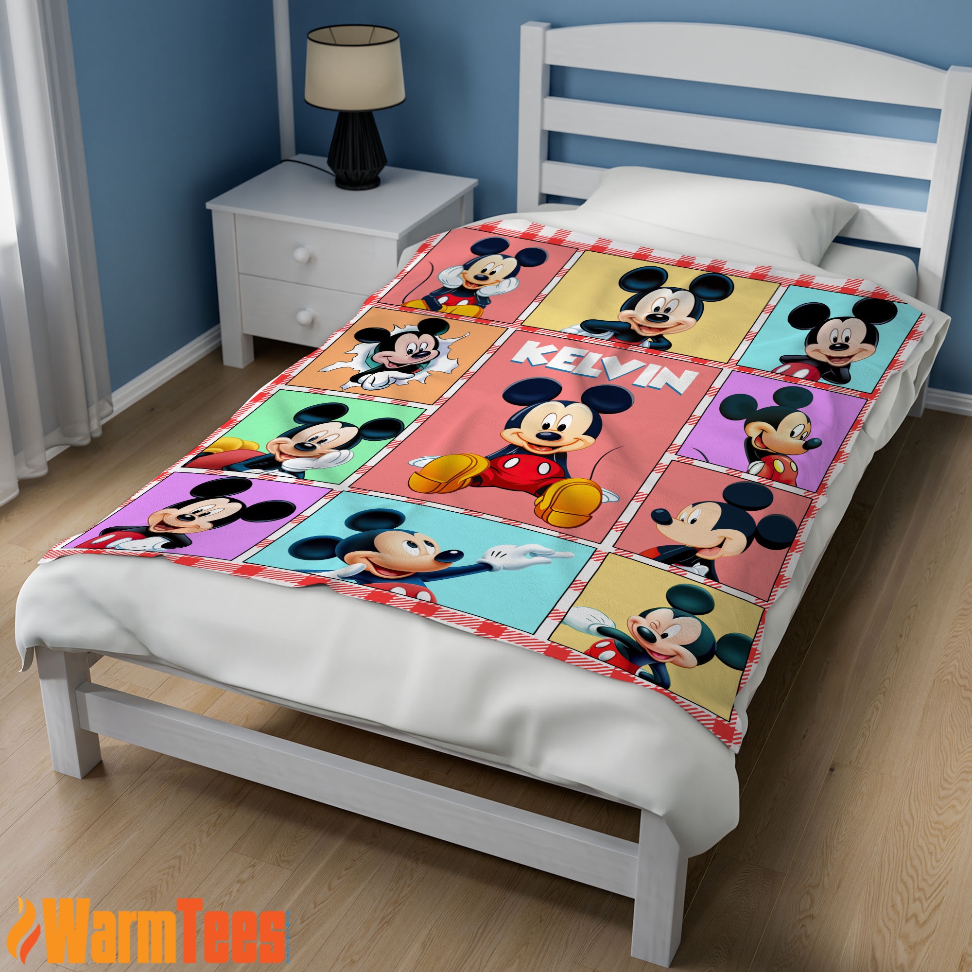 Mickey Mouse Collage Blanket Fleece Customized Blanket