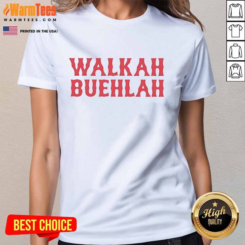 Official Lesley Duncan Walkah Buehlah Ladies Tee featuring stylish design and comfortable fit, perfect for casual wear.