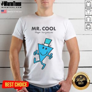 Official Mr Cool Roger Hargreaves T-Shirt featuring vibrant graphics of Mr. Cool, perfect for fans of the beloved character.