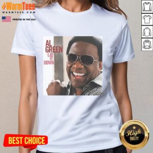 Top Al Green Lay It Down Ladies Tee featuring vibrant design and soft fabric, perfect for fans of Al Green's music.