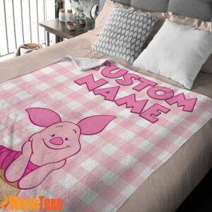 Winnie-The-Pooh Piglet Blanket Fleece Customized Blanket