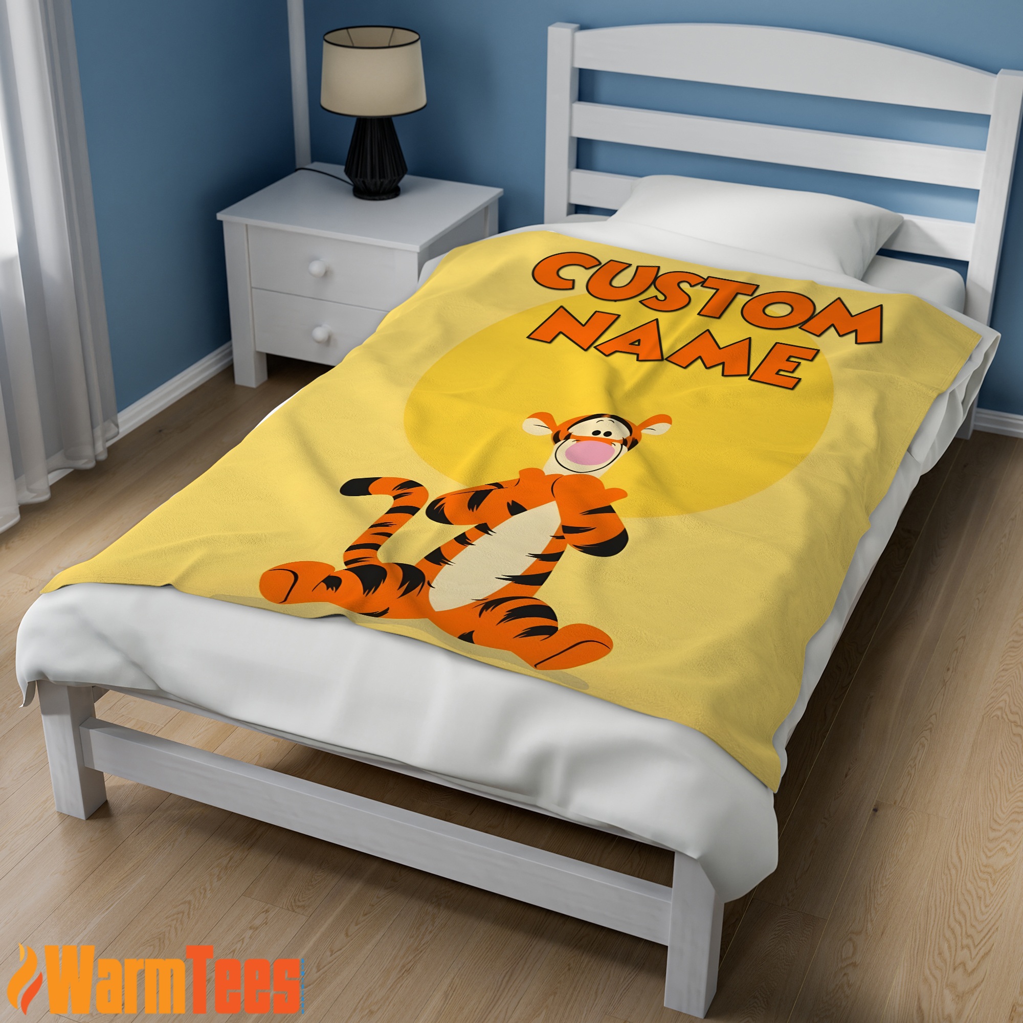 Winnie-The-Pooh Tigger Blanket Fleece Customized Blanket