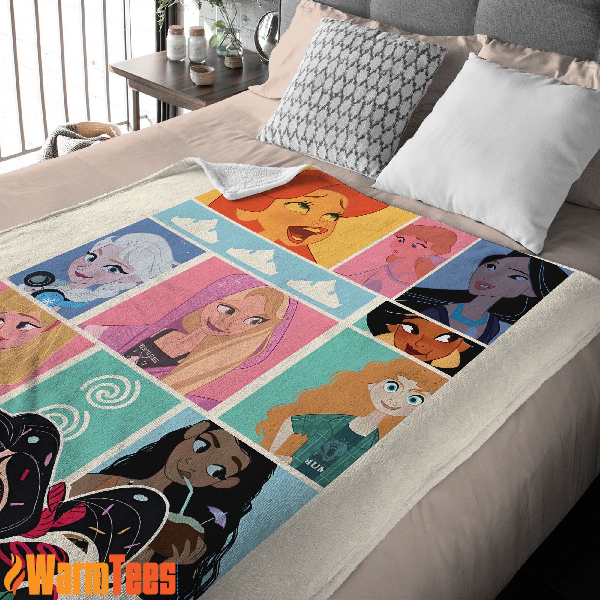Wreck It Ralph With Disney Princess Blanket Fleece Customized Blanket