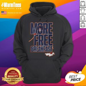 Awesome Auburn More Free Breakfast Hoodie featuring a stylish design and cozy fit, perfect for casual wear.
