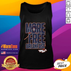 Awesome Auburn More Free Breakfast Tank Top featuring a vibrant design, perfect for casual wear and breakfast outings.