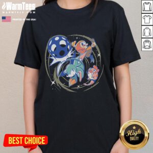 Awesome Beastieball Cute Ladies Tee featuring a vibrant design, perfect for casual wear and animal lovers.