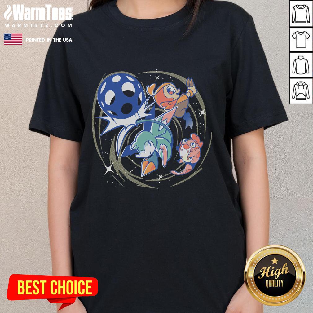 Awesome Beastieball Cute Ladies Tee featuring a vibrant design, perfect for casual wear and animal lovers.