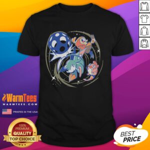 Awesome Beastieball cute T-shirt featuring a colorful graphic of a friendly beastie character, perfect for casual wear.