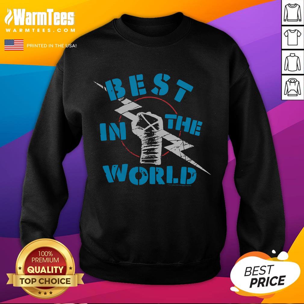 Awesome CM Punk Best In The World sweatshirt featuring bold graphics and a comfortable design for fans of wrestling.