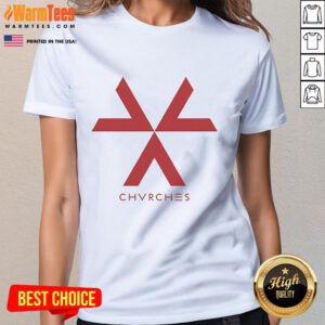 Awesome Chvrches Triangles Ladies Tee featuring a stylish design and vibrant colors, perfect for fans of the band.