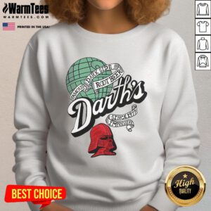 Awesome Darth's Root Beer sweatshirt featuring 'Famous Dark Side Since 1997' design, perfect for Star Wars fans.