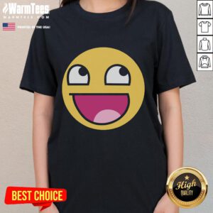 Funny ladies tee featuring an awesome epic face design, perfect for casual wear and expressing fun personality.
