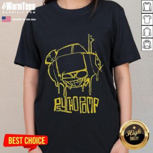Alt Text: Stylish Awesome Fading Club Psychopomp Melting Ladies Tee featuring a unique design and vibrant colors for casual wear.