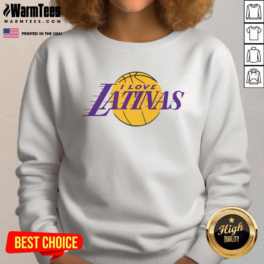 Awesome I Love Latinas Sweatshirt featuring a stylish design perfect for celebrating Latina culture and pride.