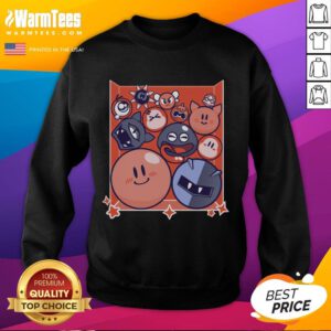 Awesome Kirby Puffball Drop Sweatshirt featuring a colorful design of Kirby in a cozy, casual style for fans.