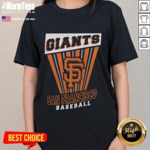 Awesome San Francisco Giants Baseball Starter Ladies Tee in vibrant colors, perfect for fans and casual wear.