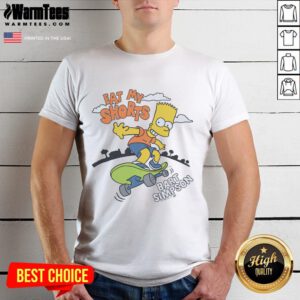 Awesome The Simpsons Bart Simpson 'Eat My Shorts' T-Shirt featuring vibrant graphics and a playful design.