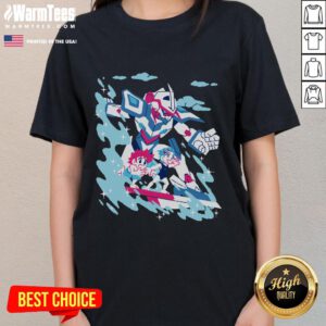 Awesome The Summer of Love Ladies Tee featuring vibrant colors and a stylish design perfect for summer fashion.