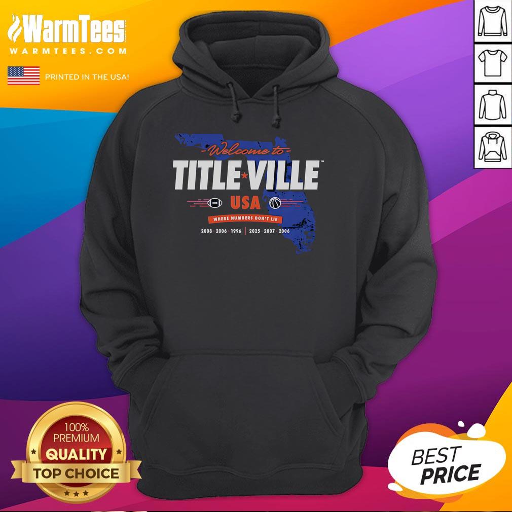 Awesome Welcome to Titleville USA hoodie featuring vibrant graphics and cozy design, perfect for casual wear.