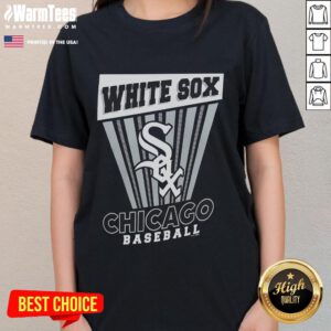 Alt Text: Chicago White Sox Baseball Starter Ladies Tee featuring stylish design, perfect for fans and casual wear.