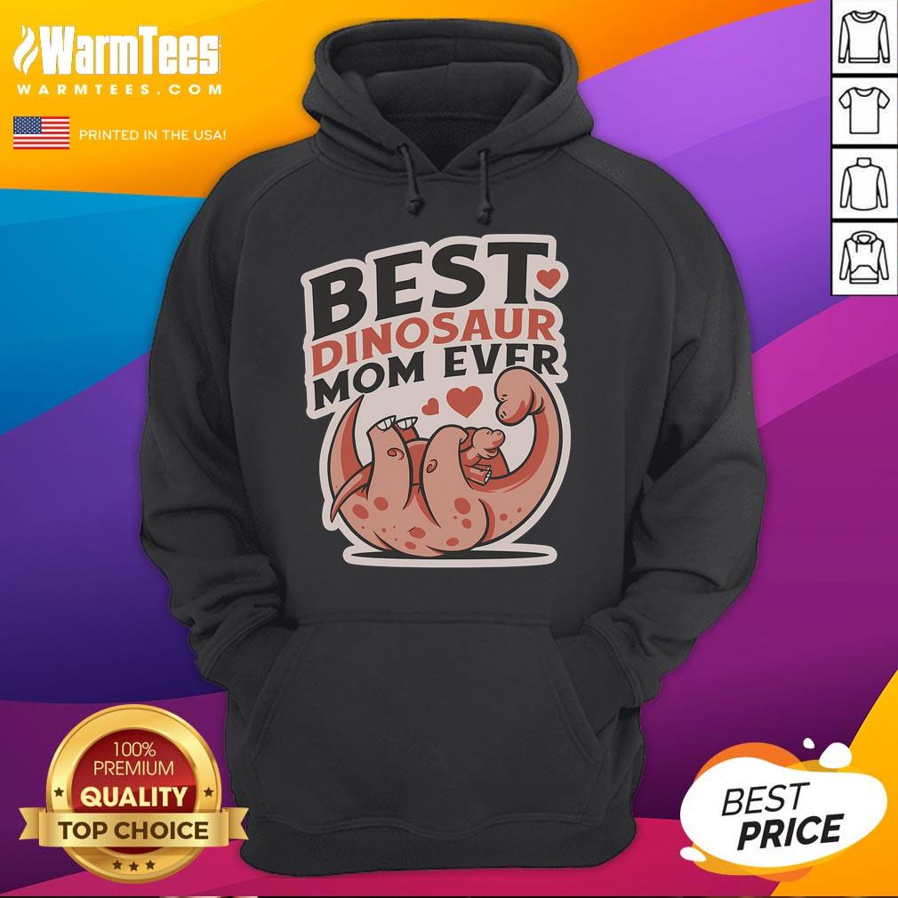Alt Text: Cute Best Dinosaur Mom Ever Mamasaurus Hoodie in vibrant colors, perfect gift for dinosaur-loving moms.
