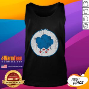 Cute Grumpy Bear Retro Tank Top featuring a playful bear graphic, perfect for casual summer style.