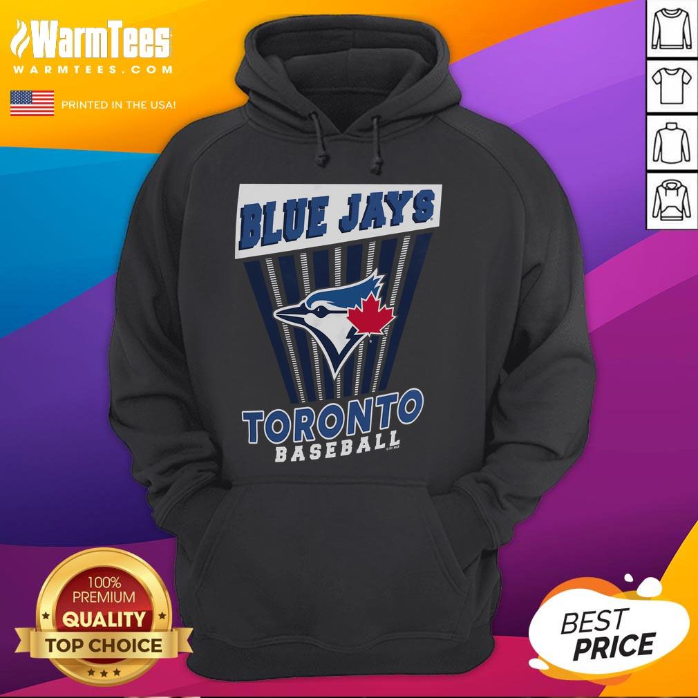 Alt Text: Cute Toronto Blue Jays baseball starter hoodie for kids with vibrant team colors and logo, perfect for young fans.