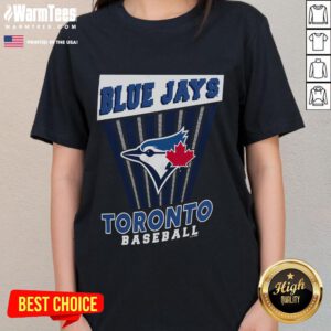 Cute Toronto Blue Jays baseball starter ladies tee featuring a stylish design perfect for game day and casual wear.