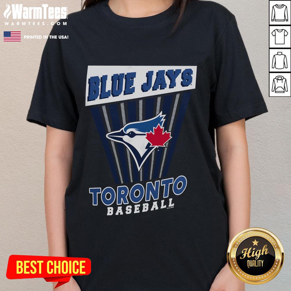 Cute Toronto Blue Jays baseball starter ladies tee featuring a stylish design perfect for game day and casual wear.